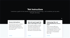 Desktop Screenshot of netinstructions.com